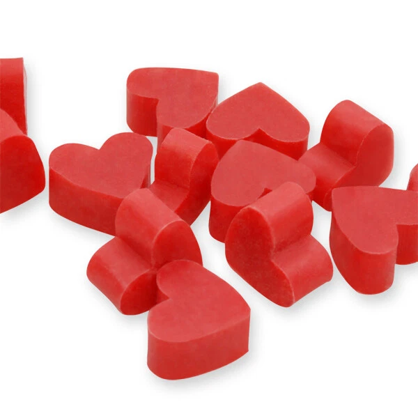 Florex Schafmilchseife mini mini Herz 50 Stück Granatapfel Seife Gastgeschenk 72 - Bild 1 von 1