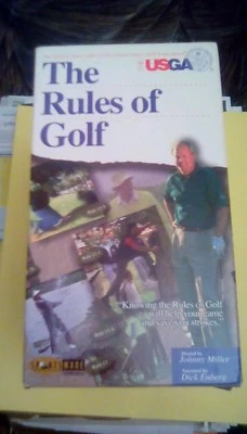 USGA The Rules of Golf Hosted by Johnny Miller Narrated by Dick Enberg 1997 VHS — 第 1/2 张图片
