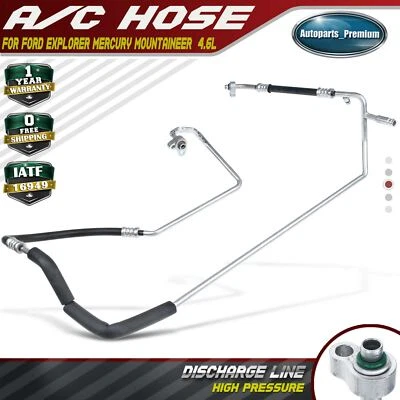 A/C Hose Discharge Line for Ford Explorer 2006-2010 Mercury Mountaineer VIN: 8 - Image 1 of 4