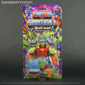 BEAST MAN Turtles of Grayskull MOTU + TMNT Mattel 2024 New - Picture 1 of 7