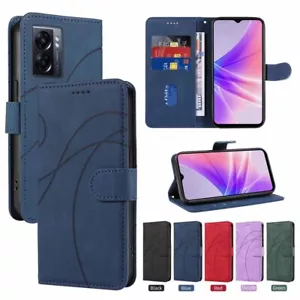Funda de cuero billetera magnética abatible para OPPO A57 A57s A77 A16s A17 A54 A74 - Imagen 1 de 36