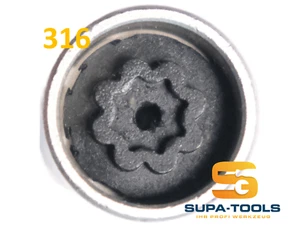 Cerradura de llanta para Mercedes Benz 316 código S adaptador llave de llanta seguro de rueda tuerca - Imagen 1 de 3