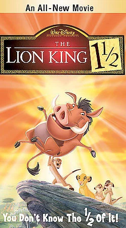 The Lion King 1 1/2 (VHS, 2004)