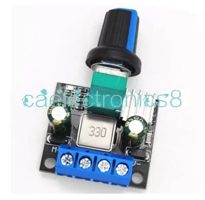 3.5A DC12V/24V PWM Motor Speed Controller LED Dimmer B10K Potentiometer Knob - Bild 1 von 4