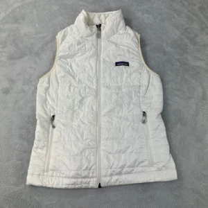 Patagonia Women's Size Small White Nanopuff Insulated Vest 84247 Style Number - Bild 1 von 13
