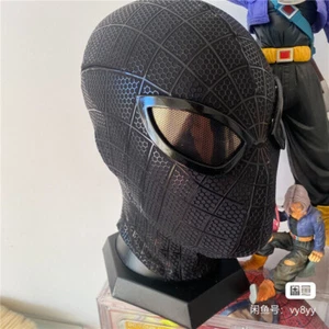 Black Amazing Spider-man Cos Helmet Venom 3D Line Cosplay Mask Costume Halloween - Picture 1 of 7