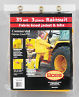 Boss  Yellow  Rain Suit  PVC-Coated Polyester