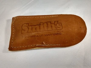 Símbolo de afilar piedra de aceite de Arkansas de Smith en funda original - Imagen 1 de 7
