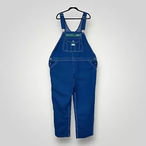NEW Liberty Jeans Denim Bib Overalls Men's 48x30 Carpenter Bib Pockets NWT - Picture 1 of 7