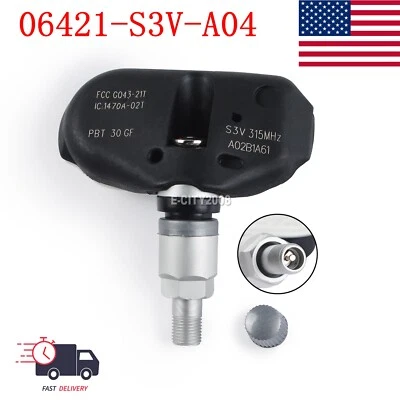 TPMS Tire Pressure Sensor for 2005 2006 2007 2008 Acura RL TL 06421-S3V-A04 - Image 1 of 4
