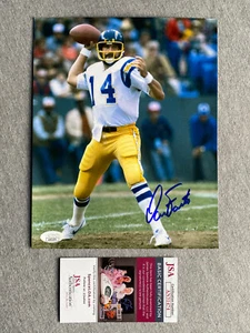 SAN DIEGO CHARGERS- DAN FOUTS AUTOGRAPH 8x10 ACTION PHOTO JSA AN31474 - Picture 1 of 1