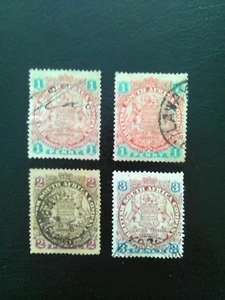 BRITISH SOUTH AFRICA COMPANY USED STAMPS 1896-7 1,2,3 PENCE SG29-31. - Picture 1 of 1