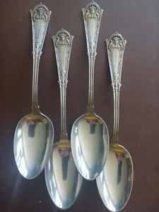 Ägyptisch von Whiting Sterlingsilber Oval Suppenlöffel 8,25" 4er Set - Bild 1 von 8