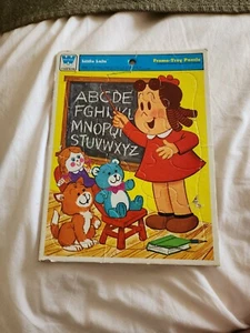 PZ13 1974 Little Lulu Frame Tray Cardboard Puzzle Whitman 4512A - Picture 1 of 4