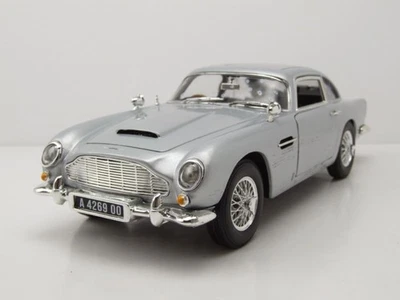 Aston Martin DB5 1965 James Bond No Time To La Einschußlöcher 1:18 Auto World - Immagine 1 di 4