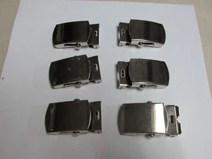 METALL GÜRTELSCHNALLEN - NEU - MASSIV - CLIP ON GÜRTEL - 6er SET - Bild 1 von 1