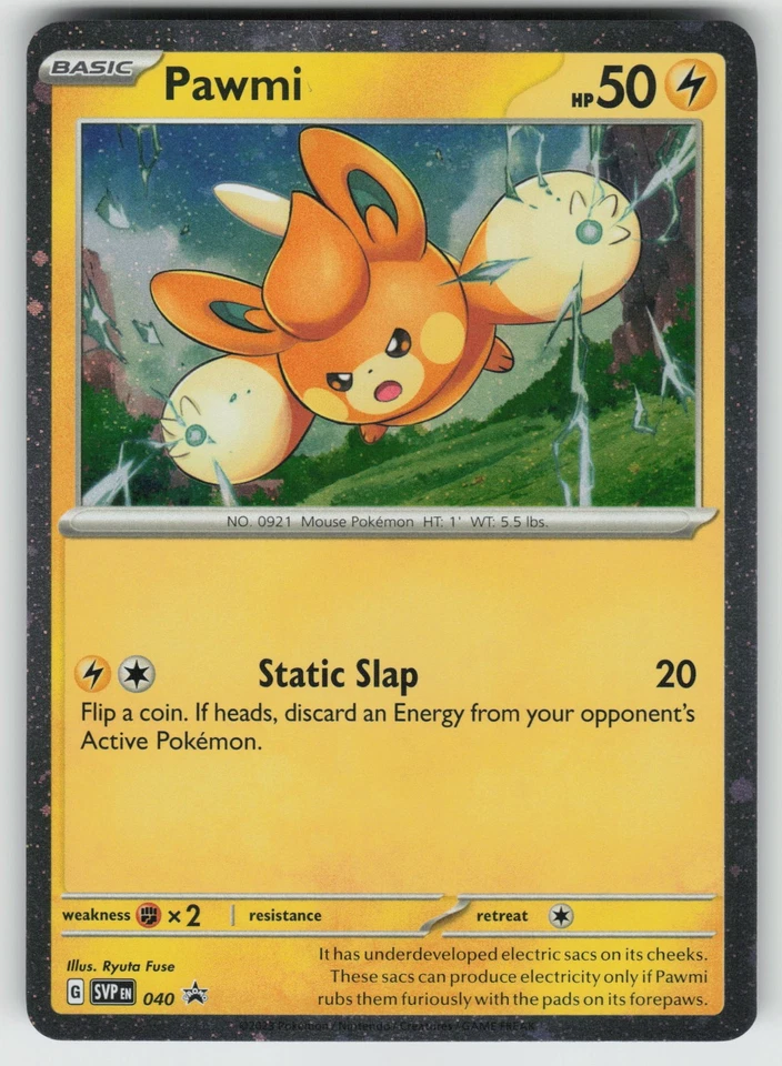 Pawmi -  (Cosmos Holo) Promo SV: Scarlet & Violet Promo Cards 040 NM - Image 1 of 2