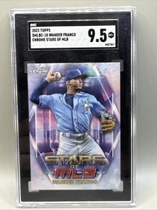 2023 Topps Chrome Stars Of MLB #SMLBC-18 Wander Franco T B Rays SGC 9,5 - Imagen 1 de 1