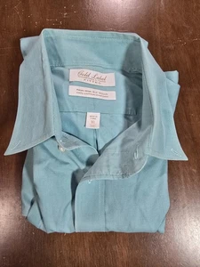 Roundtree & Yorke Gold Label Oberhemd Herren 16,5-35 blau Oxford bügelfrei - Bild 1 von 11
