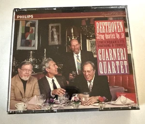Guarneri Quartet - Beethoven: String Quartets Op. 59  (2 CDs, Philips 1995) DDD - Foto 1 di 5