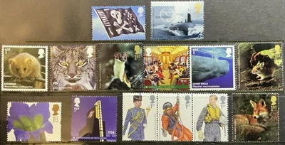 GB 14x1st Class Royal Mail MNH Can Be Use For 1st Class Post FV£23.80 - Image 1 of 3