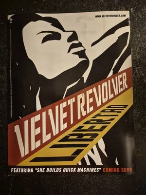 Velvet Revolver Libertad Window Cling Sticker Poster Original Promo 8.5x11 RARE - Image 1 of 2