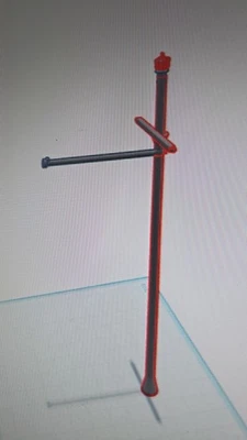 O Gauge royal flag poles 3d printed Unpainted - Image 1 of 4