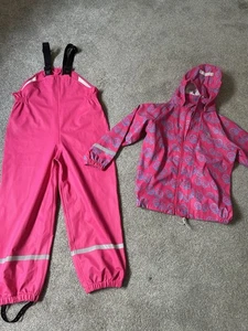 Girls Orline Pro Rain Suit Sz 116 - Picture 1 of 5