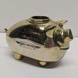 HARLEY DAVIDSON 50th ANNIVERSARY GOLD METAL HOG SPARSCHWEIN OHNE DECKEL - Bild 1 von 9