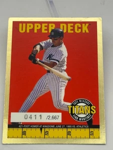 1998 Upper Deck Tape Measure Titans Insert Card #20 Tino Martinez 411/2667 - Picture 1 of 2