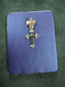 Ciondolo croce in argento sterling di Rembrandt 925 religione cristiana RQC 5482 - Foto 1 di 6