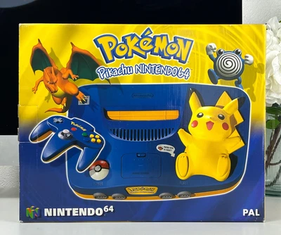 ⭐️ NINTENDO 64 Limited POKEMON PIKACHU Edition (hervorragender Sammler Zustand) - Bild 1 von 4