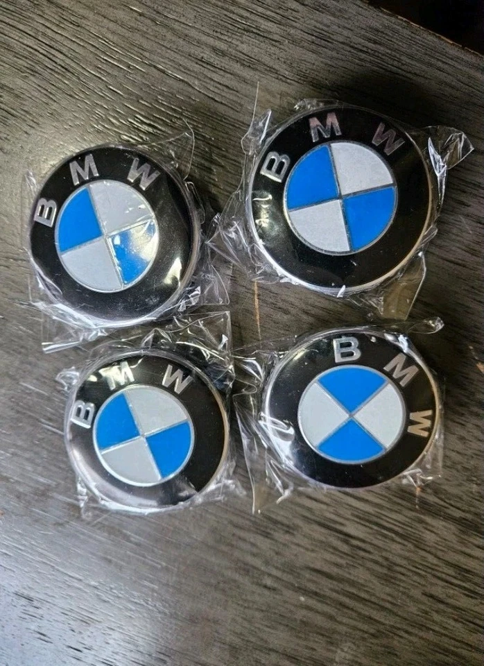 Tapacubos centrales emblema insignia tapacubos BMW azul y blanco clásico 68 mm 5x120 OG Foto 1 de 1