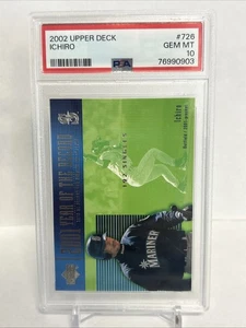 PSA 10 GEM MINT ICHIRO SUZUKI 2002 UPPER DECK #726 - Bild 1 von 3