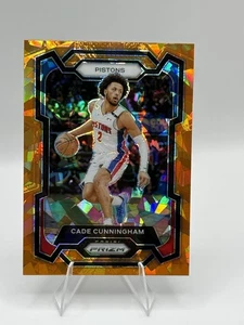 2023-24 Panini Prizm - Cade Cunningham #11 - Orange Ice Prizm Detroit Pistons - Imagen 1 de 12
