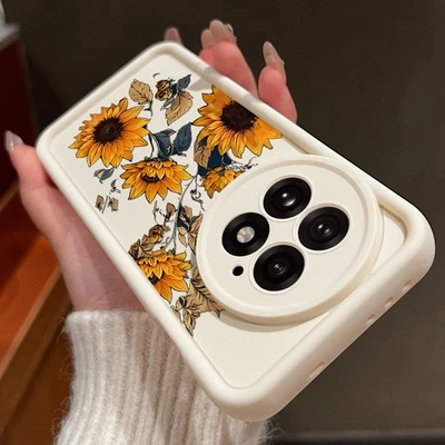 Sunflower Case For OnePlus 13T 13 13R 12R Ace 5 3 ShockProof Silicone Slim Cover - Image 1 of 4