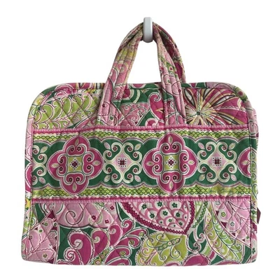 Vera Bradley Molinete Rosa Colgante Viaje Organizador Cosméticos Artículos de Aseo Estuche Bolsa Foto 1 de 4