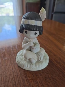 Precious Moments Special Edition 1991 Lord Keep Me In Teepee Top Shape Figurine - Picture 1 of 4