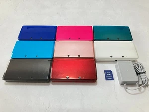 Nintendo 3DS Select Color Console Japanese Language / Charger SD card - Picture 1 of 34