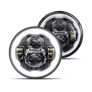 HWSTAR 2023 New 1000% Brighter Anti-glare 7 Inch Led Headlights Round Compati... - Picture 1 of 8
