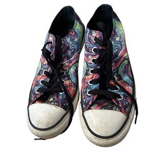 Converse All Star Chuck Taylor Size 5 Men 7 Women Multi Color Satin - Picture 1 of 7