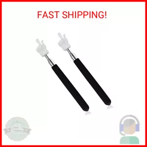 2Pcs Telescopic Teachers Pointer, Extendable Hand Pointer Finger Pointer Stick, - Picture 1 of 2