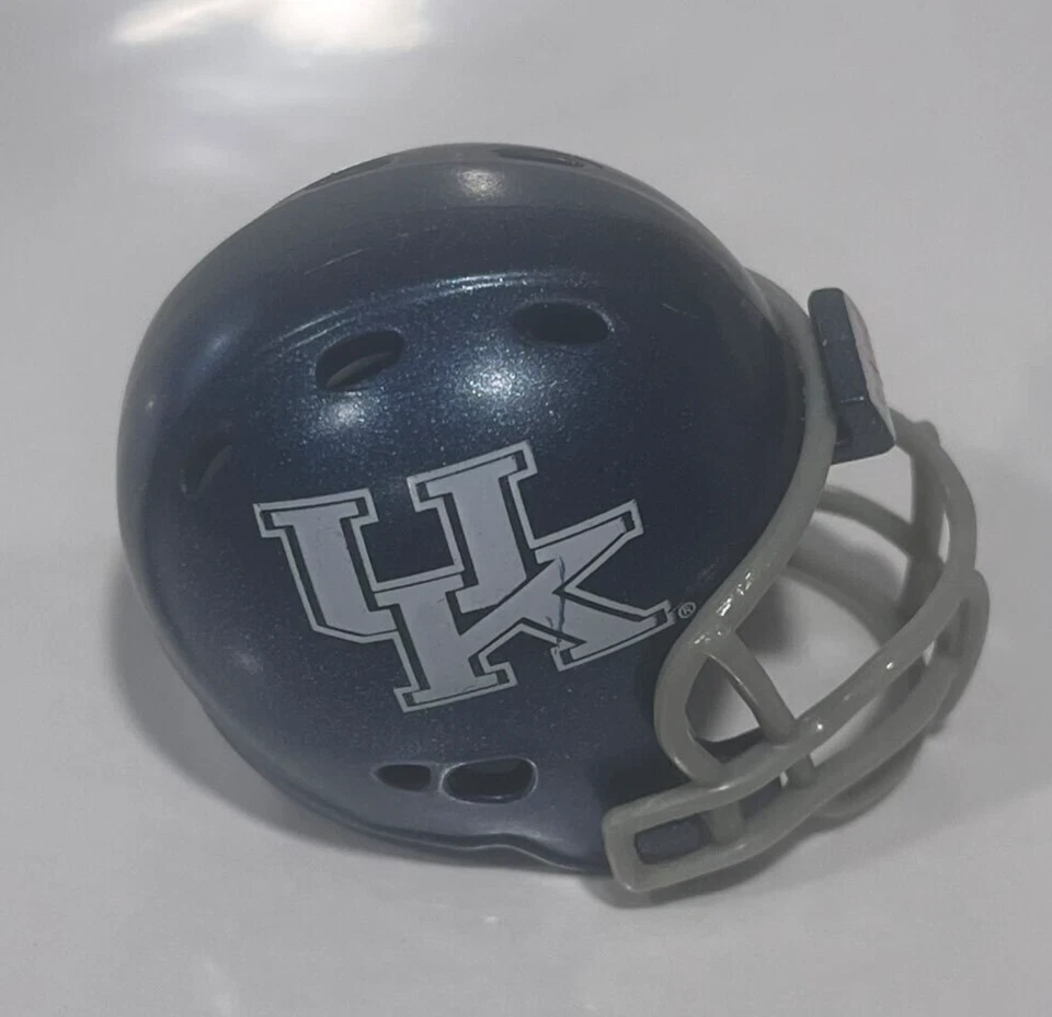 Riddell Pocket Pro football helmet Kentucky Wildcats REV no stripe GRAY mask - Image 1 of 1