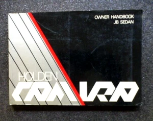Holden CAMIRA " JB Sedan " July, 1982 - Original OWNER'S HANDBOOK MANUAL - Picture 1 of 8