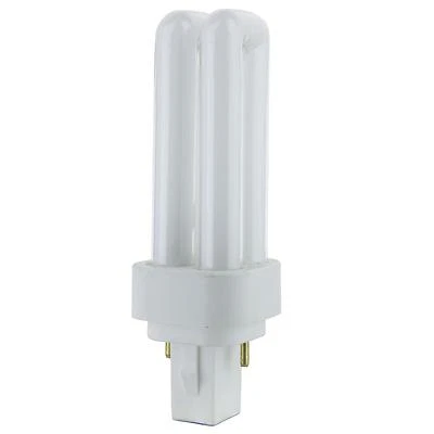 Sunlite 9W PLD 2Pin Double UShaped Twin Tube G232 Plugin 3000K Warm White Bulb - Image 1 of 2