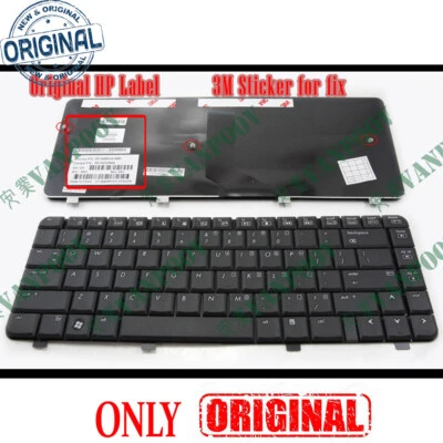 New US keyboard HP Compaq Presario CQ40 CQ41 CQ45 Black 486904-001 586350-001 - Image 1 of 4