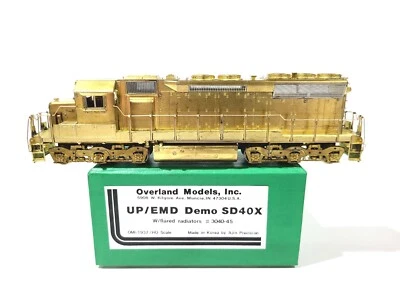 Overland OMI UP EMD Demo SD40X Union Pacific HO Brass Model #1937 Unpainted - Image 1 of 4