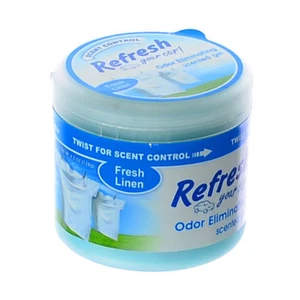 Refresh Scented Gel Can's 4.5 oz Car, Home & Office Air Freshener, Fresh Linen - Picture 1 of 1
