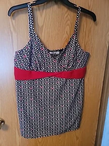 Cato cami Tank Top XL With Tie Adjustable Spaghetti Straps - Picture 1 of 7