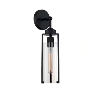 Nuvo Lighting 60/7141 Marina 17" Tall Bathroom Sconce Matte Black Modern Sleek - Picture 1 of 10